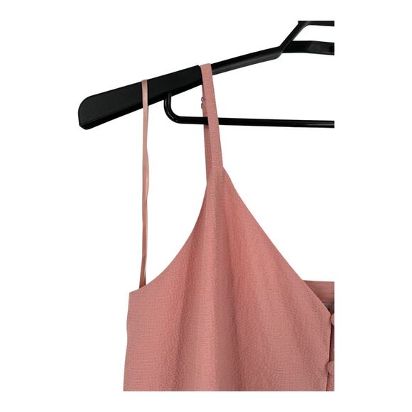 Ted Baker dress Luaan button through cami sleeveless pink size 5 (US 12) - Picture 5 of 7